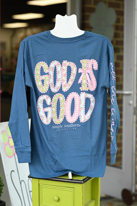 God is Good LS Tee - She Chester