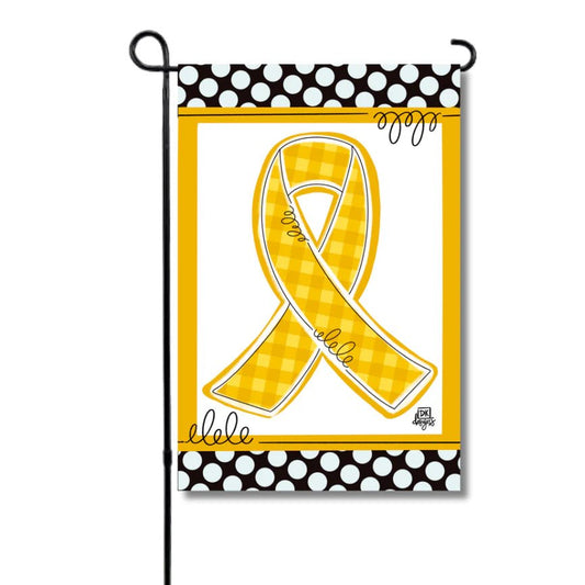 Gold Awareness Ribbon Garden Glam - She Chester