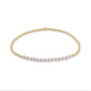 Gold Bliss 2mm Bead Bracelet - Pearl - She Chester