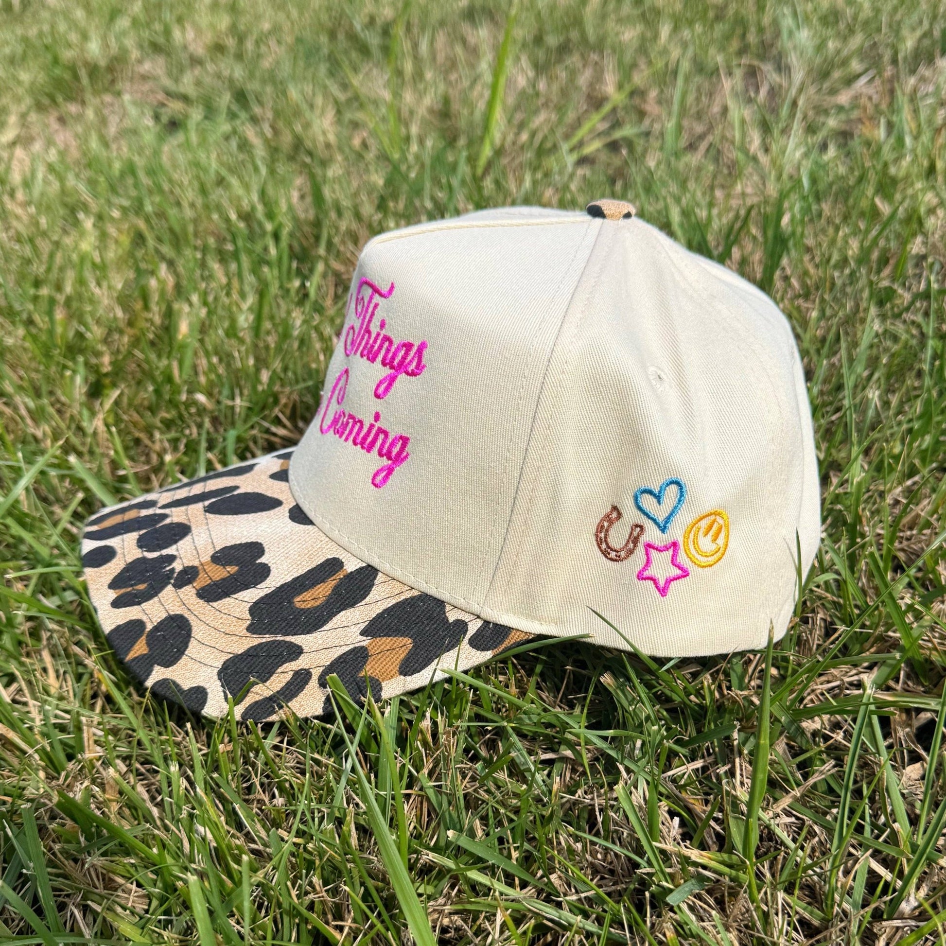 Good Things Are Coming Leopard Hat - She Chester