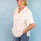Good Vibrations Linen Top - She Chester