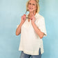 Good Vibrations Linen Top - She Chester