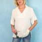 Good Vibrations Linen Top - She Chester