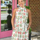 Grace High Neck Floral Maxi - She Chester