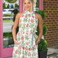 Grace High Neck Floral Maxi - She Chester