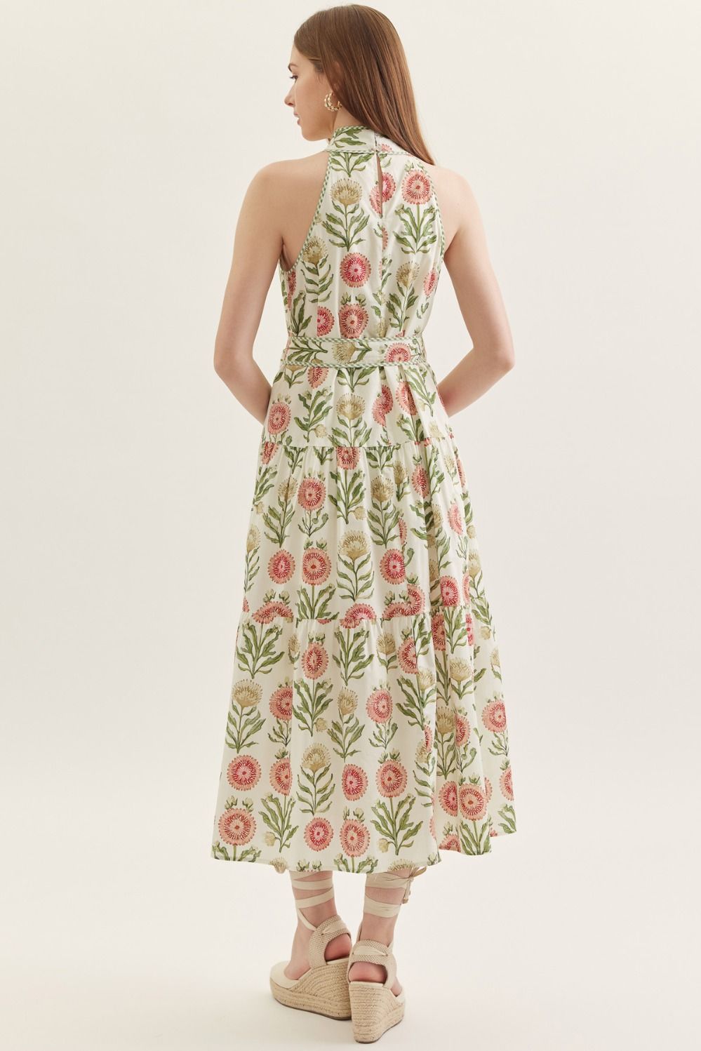 Grace High Neck Floral Maxi - She Chester