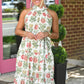 Grace High Neck Floral Maxi - She Chester