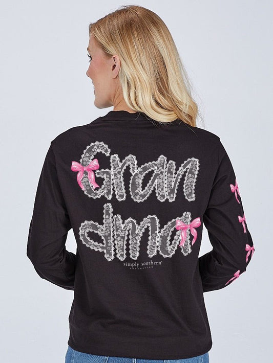 Grandma Lace LS Tee - She Chester
