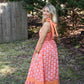 Grapefruit Flare Maxi Dress - She Chester