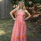 Grapefruit Flare Maxi Dress - She Chester