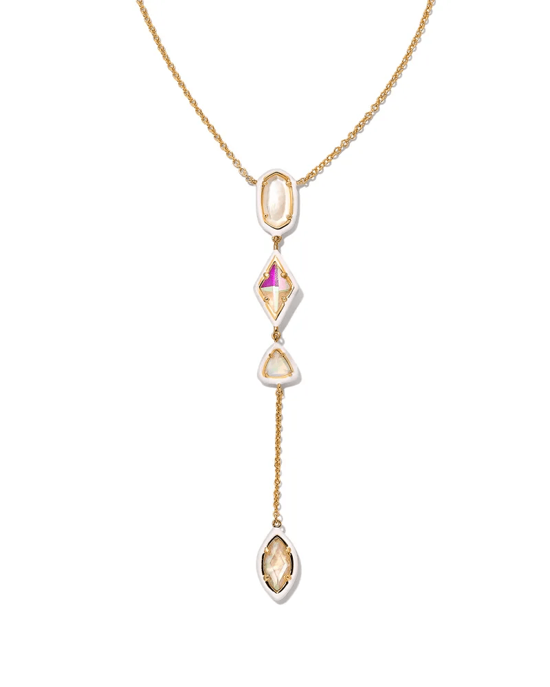 Greta Y Neck Gold Ivory Mix - She Chester