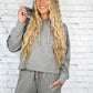 Grey Cropped Hoodie - She Chester