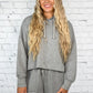 Grey Cropped Hoodie - She Chester
