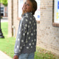 Grey & White Polka Dot Scallop Pull - She Chester