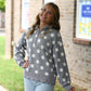 Grey & White Polka Dot Scallop Pull - She Chester