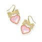 Haisley Gold Drop Earrings - Blush MOP - She Chester