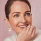 Haisley Gold Drop Earrings - White MOP - She Chester