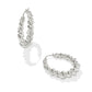 Haisley Hoop Earrings - Silver - She Chester