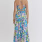 Hallie Floral Halter Dress - She Chester