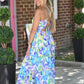 Hallie Floral Halter Dress - She Chester