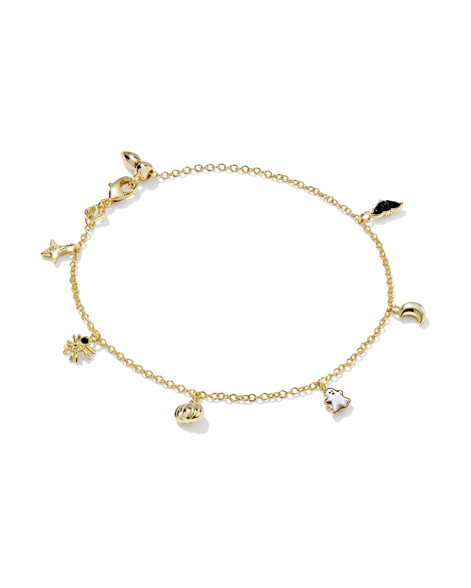 HALLOWEEN DELICATE CHAIN BRACELET GOLD MULTI MIX - She Chester