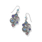 Halo Nova Cluster French Wire Earrings JA0378 - She Chester