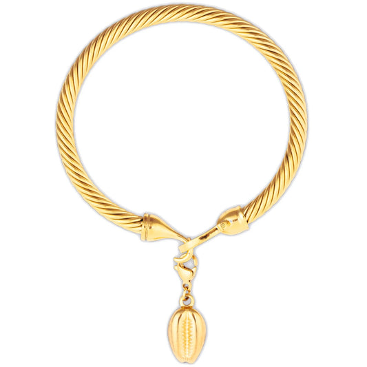 Hana Gold Shell Bracelet - 96 - She Chester