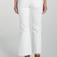 Hannah Crop Flare White - She Chester