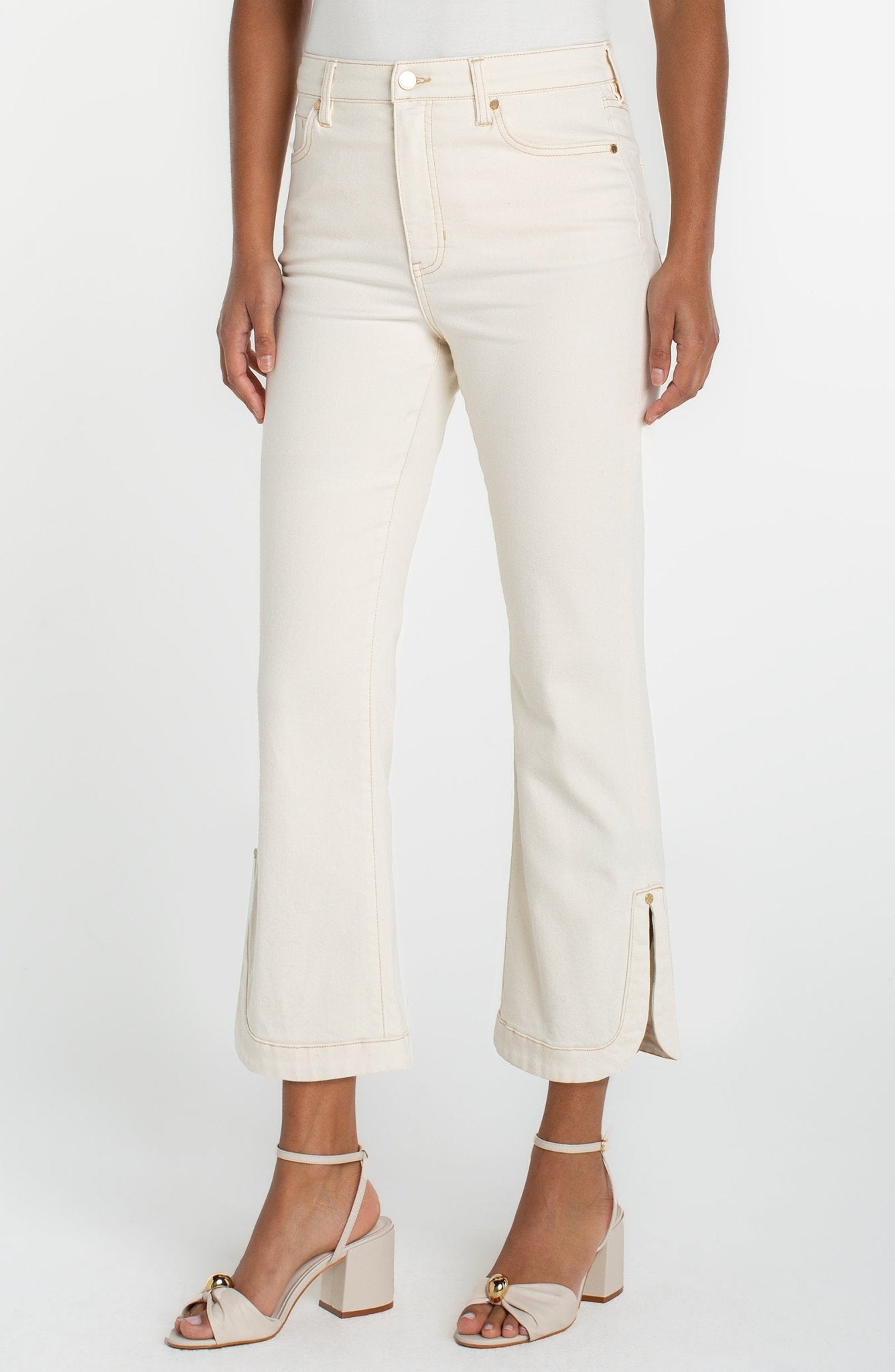 Hannah Tulip Hem Desert Jeans - She Chester