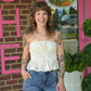 Hannah White Lace Tube Top - She Chester