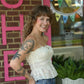 Hannah White Lace Tube Top - She Chester
