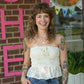 Hannah White Lace Tube Top - She Chester