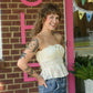 Hannah White Lace Tube Top - She Chester