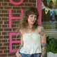 Hannah White Lace Tube Top - She Chester