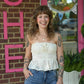 Hannah White Lace Tube Top - She Chester