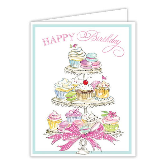 Happy Birthday Cupcakes and Cookies Greeting Card - She Chester