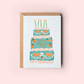 Happy Birthday Cutie Oranges Cake Coquette Greeting Card - She Chester