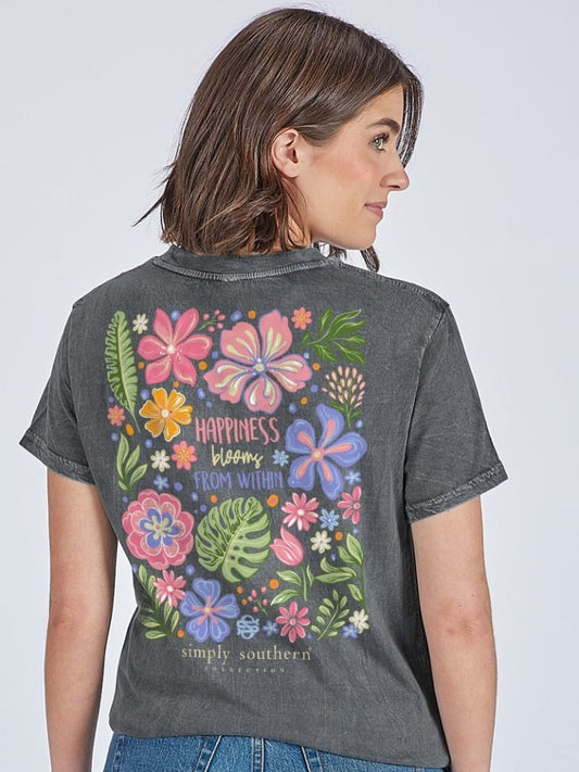 Happy Blooms Within Tee - She Chester