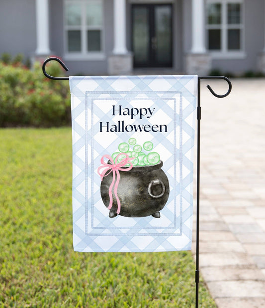 Happy Halloween Garden Flag: 12" x 18" - She Chester