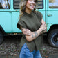 Happy Hour Mock Neck Top - Olive - She Chester