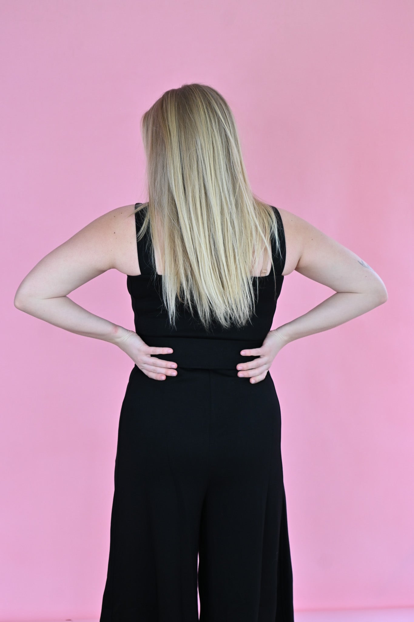 Harriett Soft Black Jumpsuit - She Chester