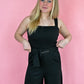 Harriett Soft Black Jumpsuit - She Chester