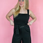 Harriett Soft Black Jumpsuit - She Chester