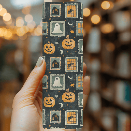 Haunted Stamps Bookmark – Soft Matte Laminated  - She Chester