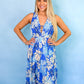 Hawaiian Blue Maxi Dress - She Chester