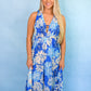 Hawaiian Blue Maxi Dress - She Chester