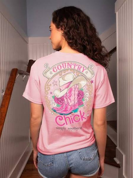 SS Pink Boots Tee -