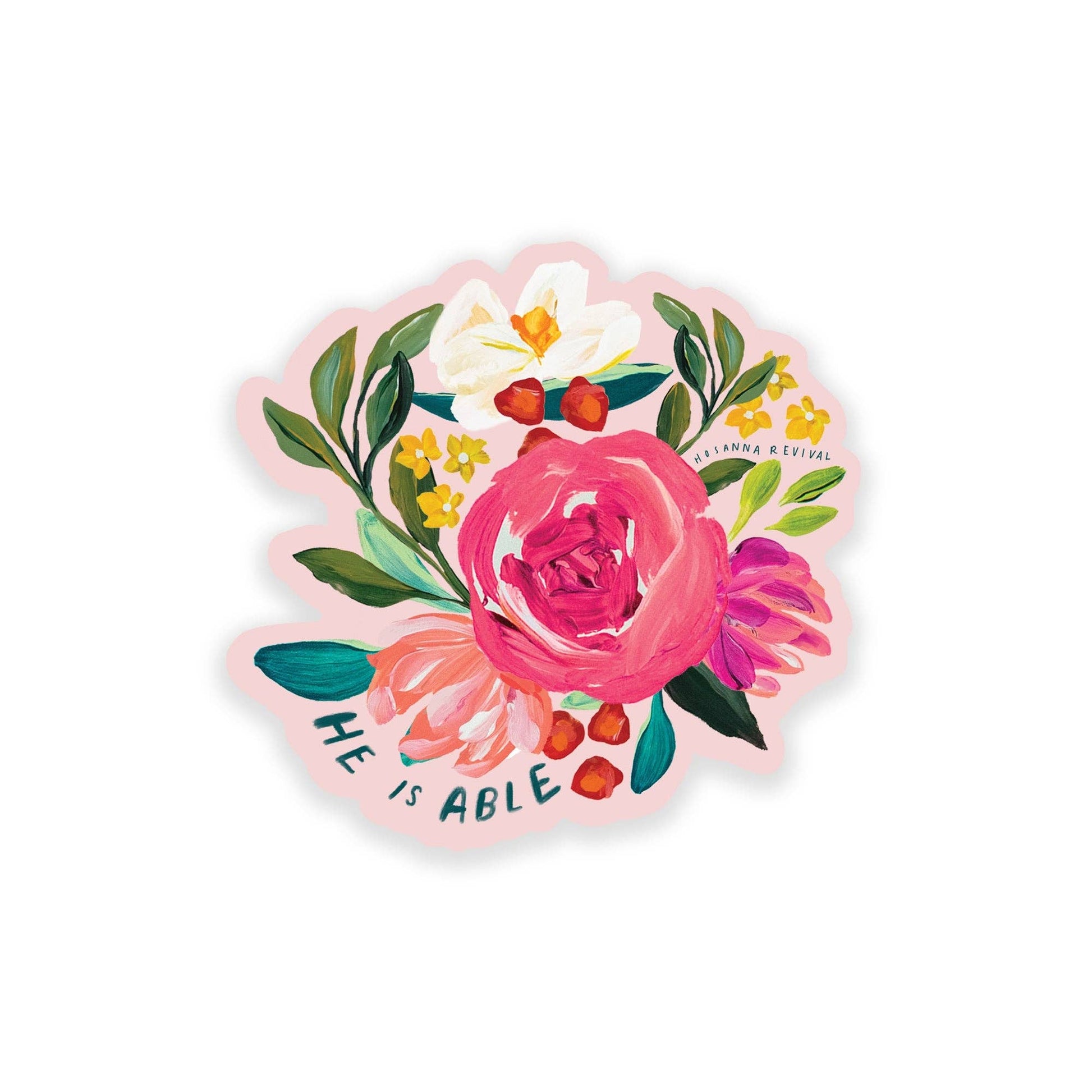 He Is Able Sticker - She Chester