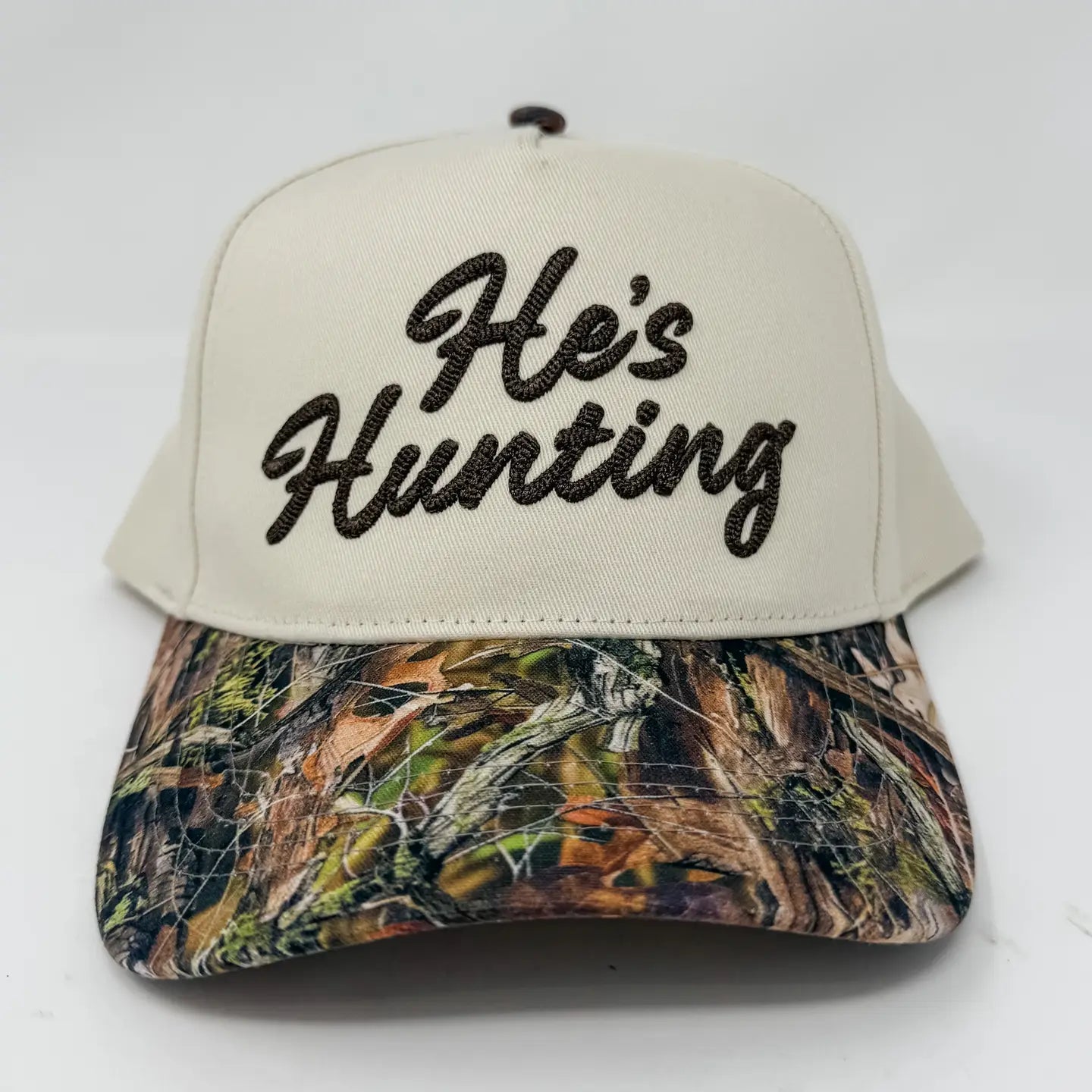 He's Hunting Camo Hat - She Chester