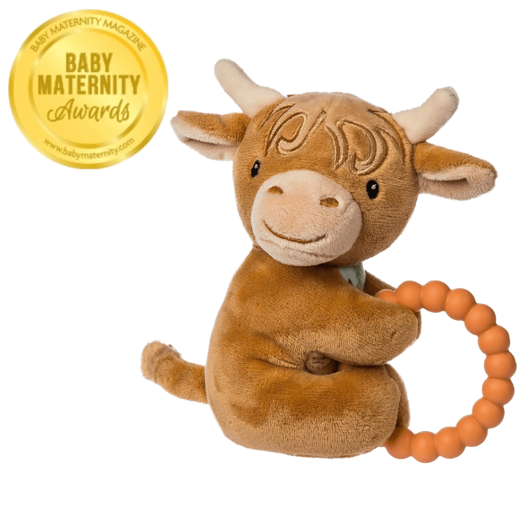 Hetty Highland Cow Teether Rattle - She Chester